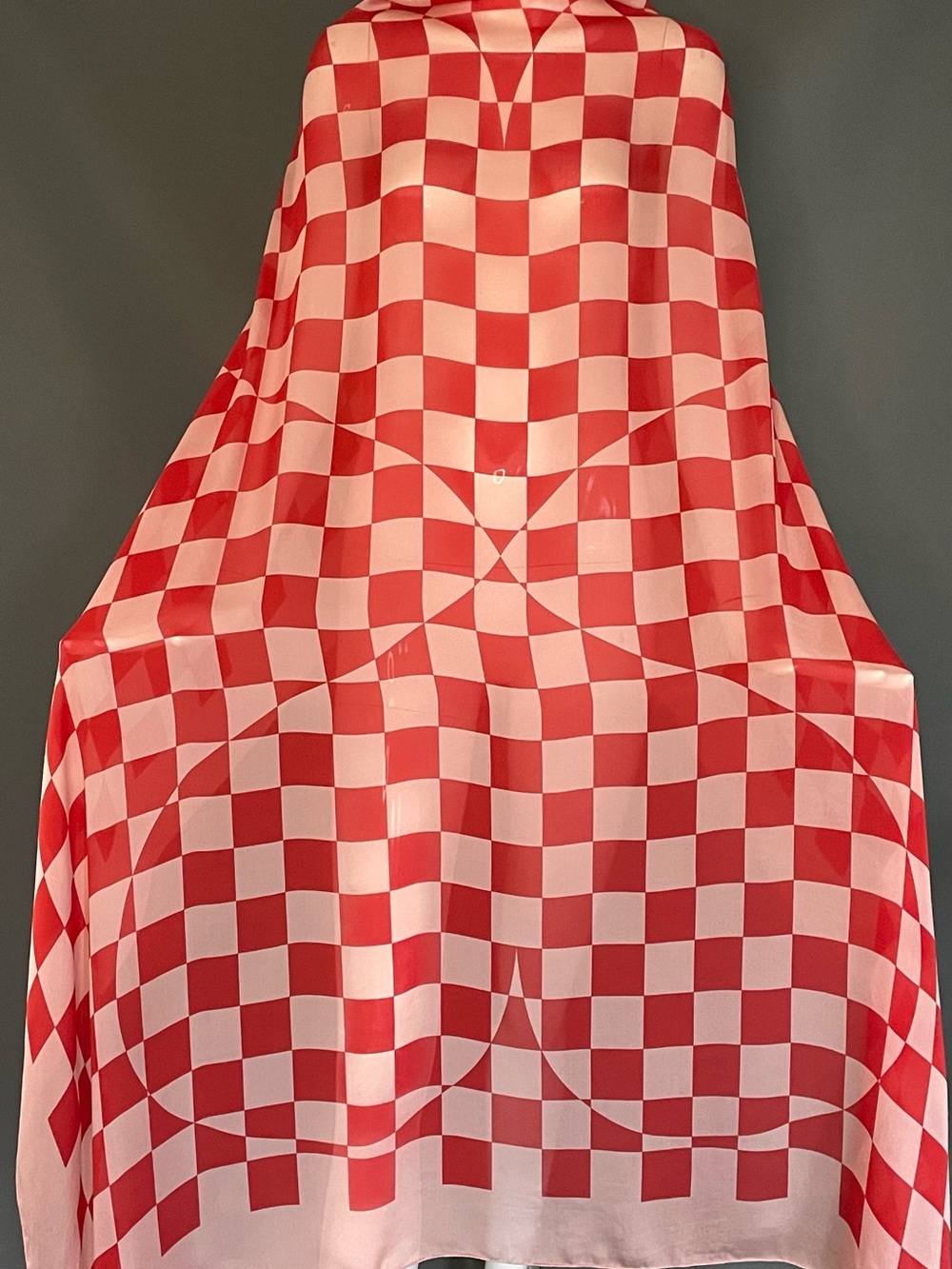 Rare Oversized Akris Scarf 52 In Square Silk Excellent Condition Sarong